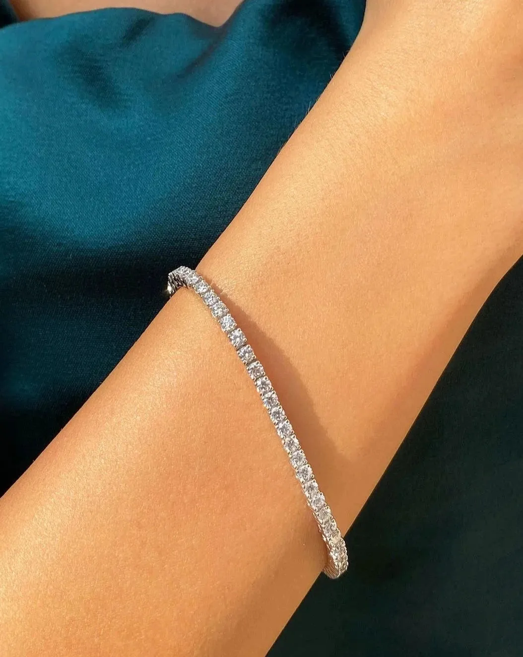 3mm Tennis Bracelet Silver