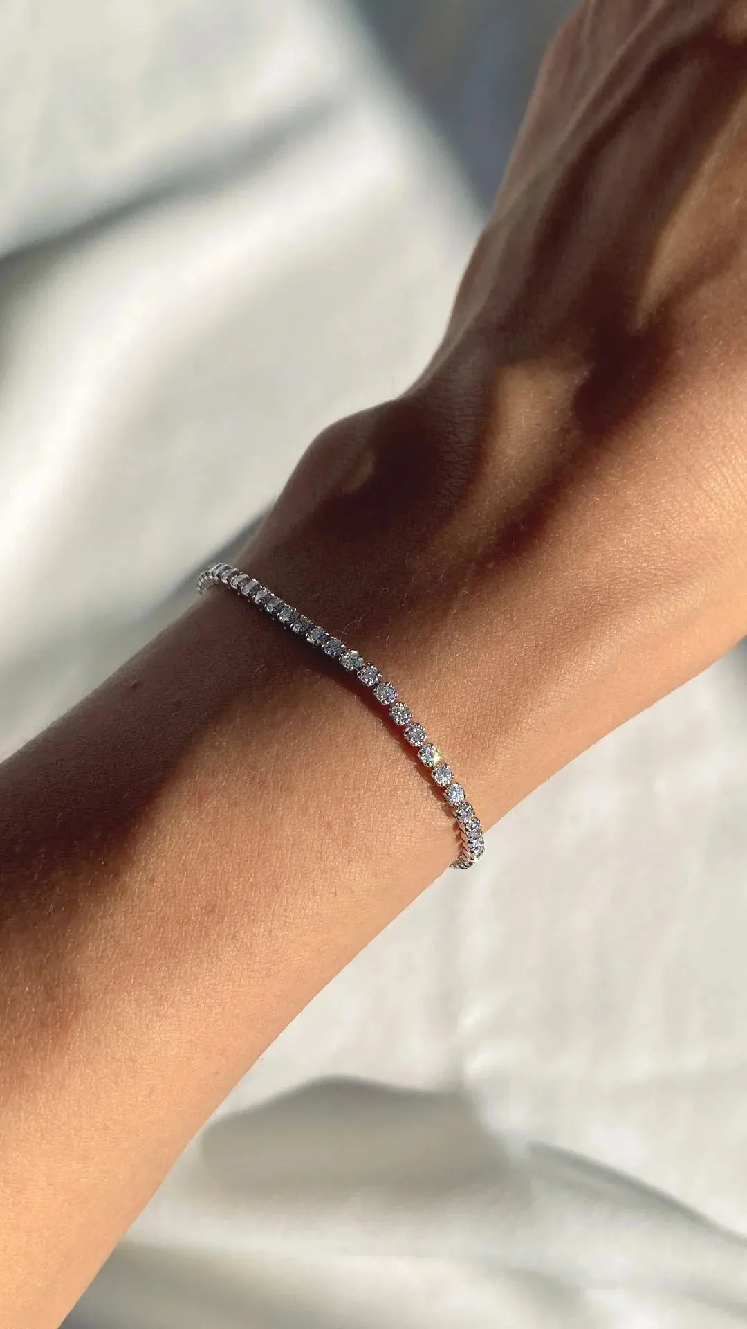 3mm Tennis Bracelet Silver