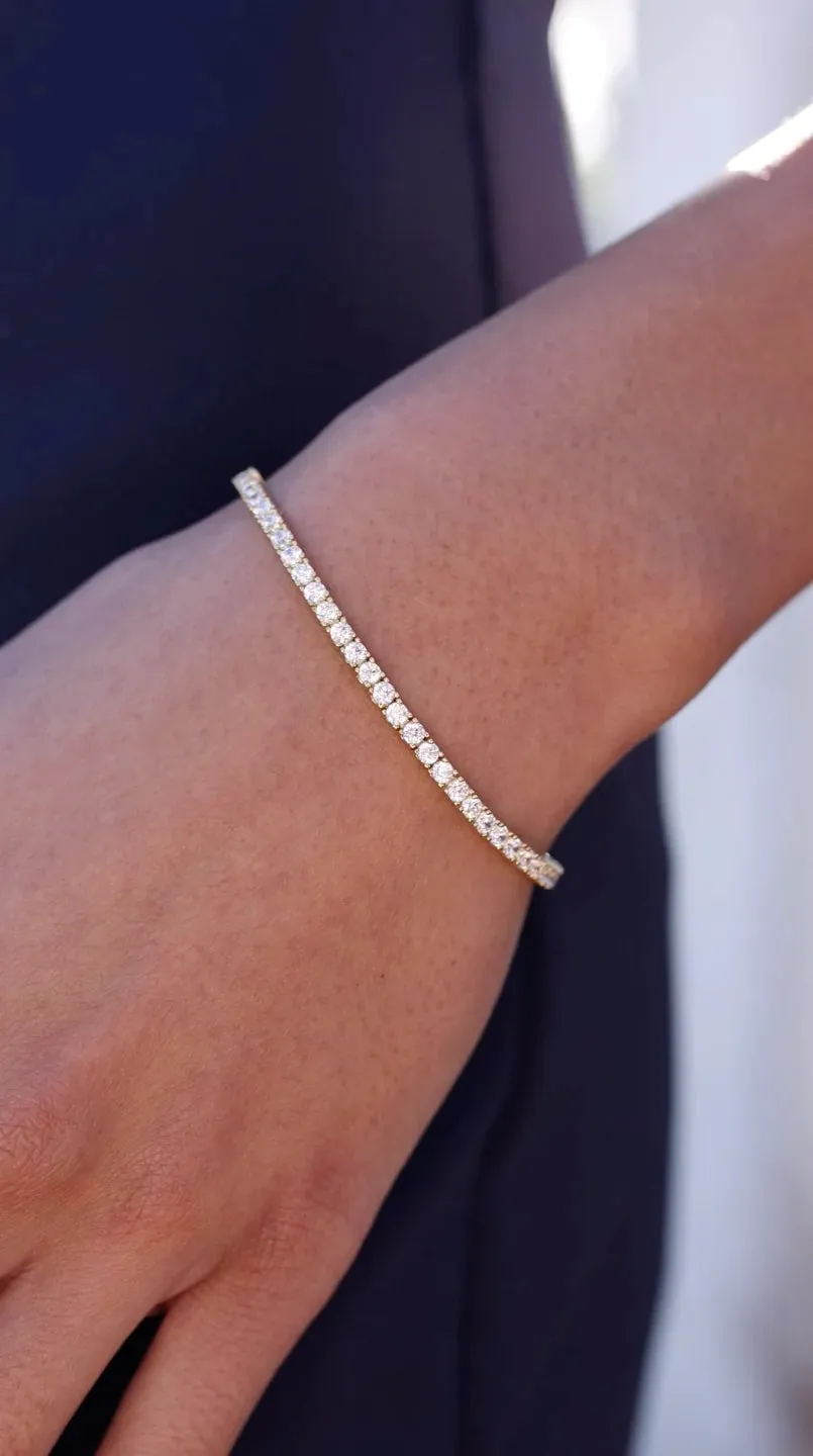 3mm Tennis Bracelet Silver
