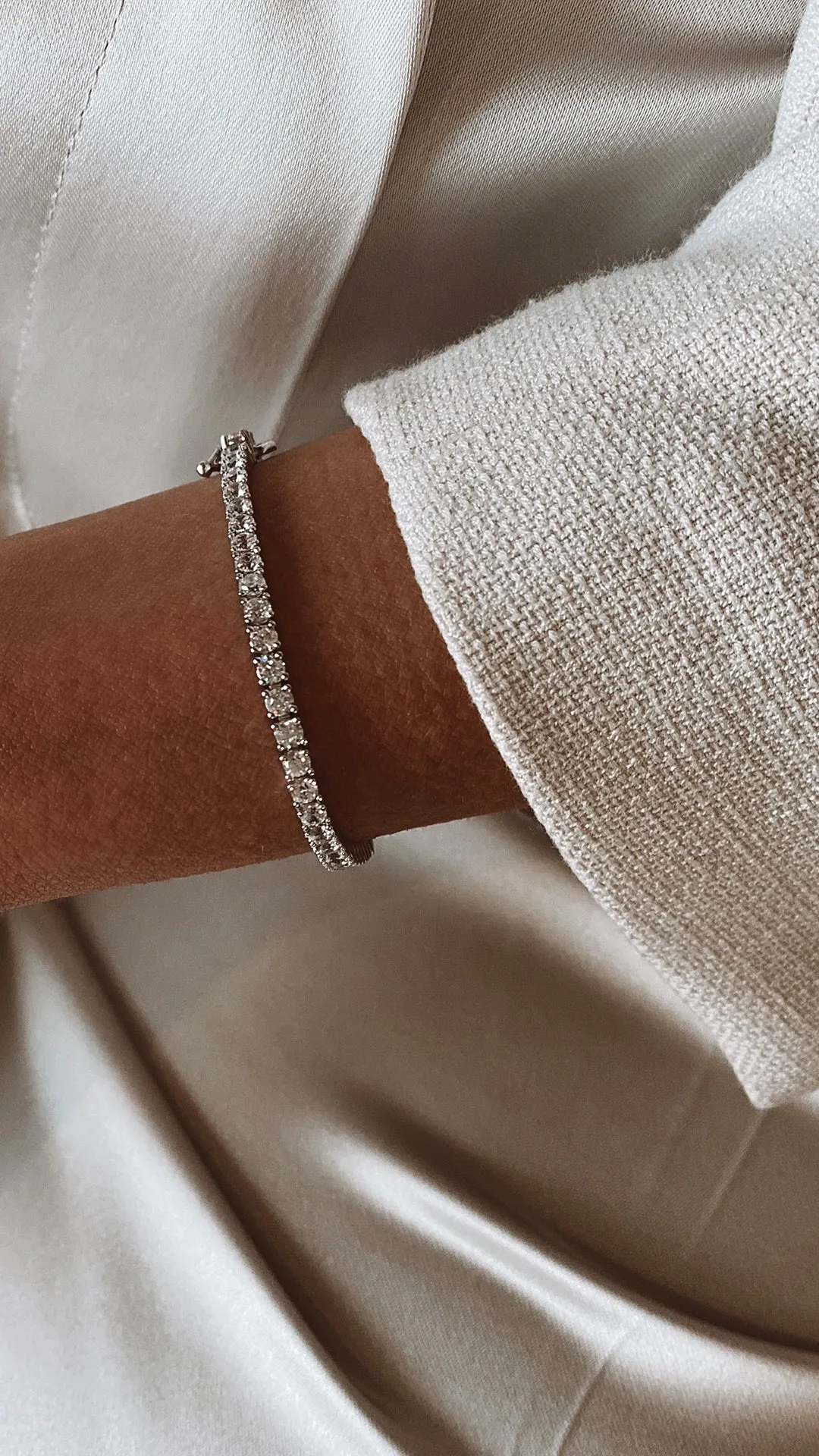 3mm Tennis Bracelet Silver