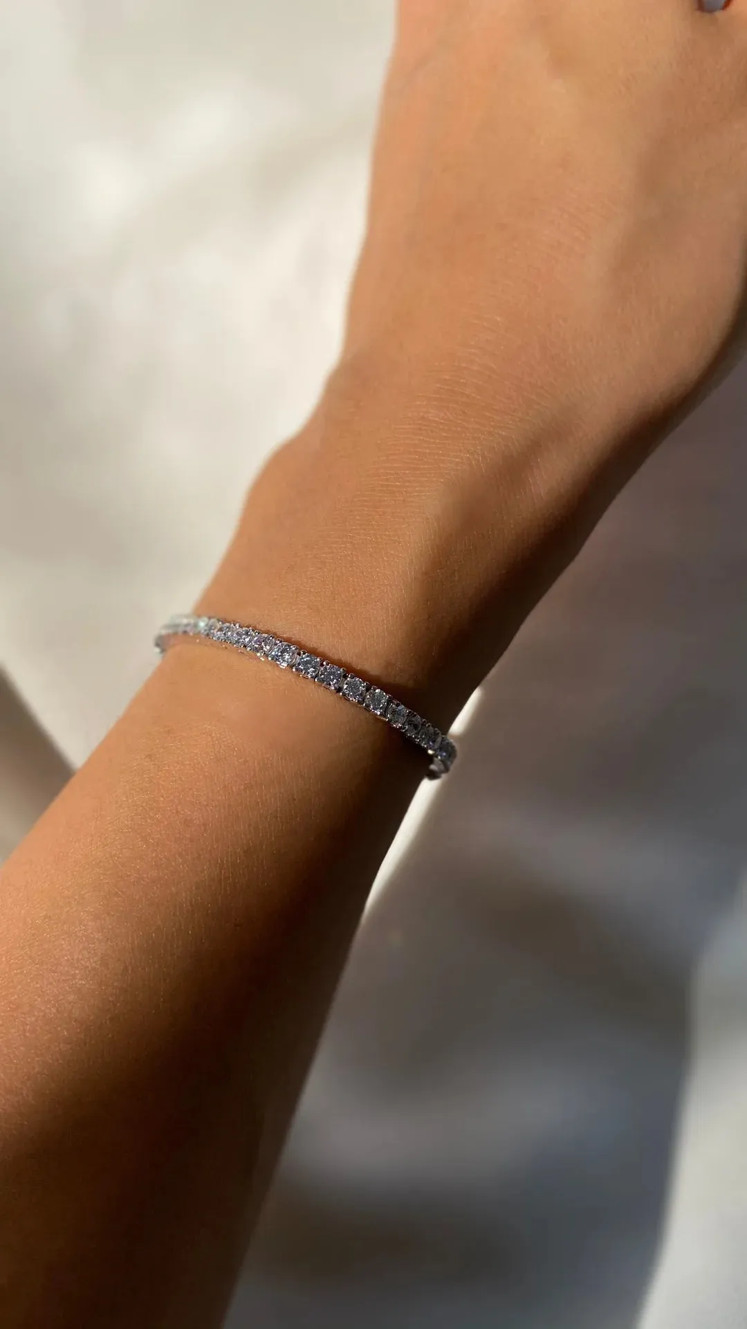 3mm Tennis Bracelet Silver