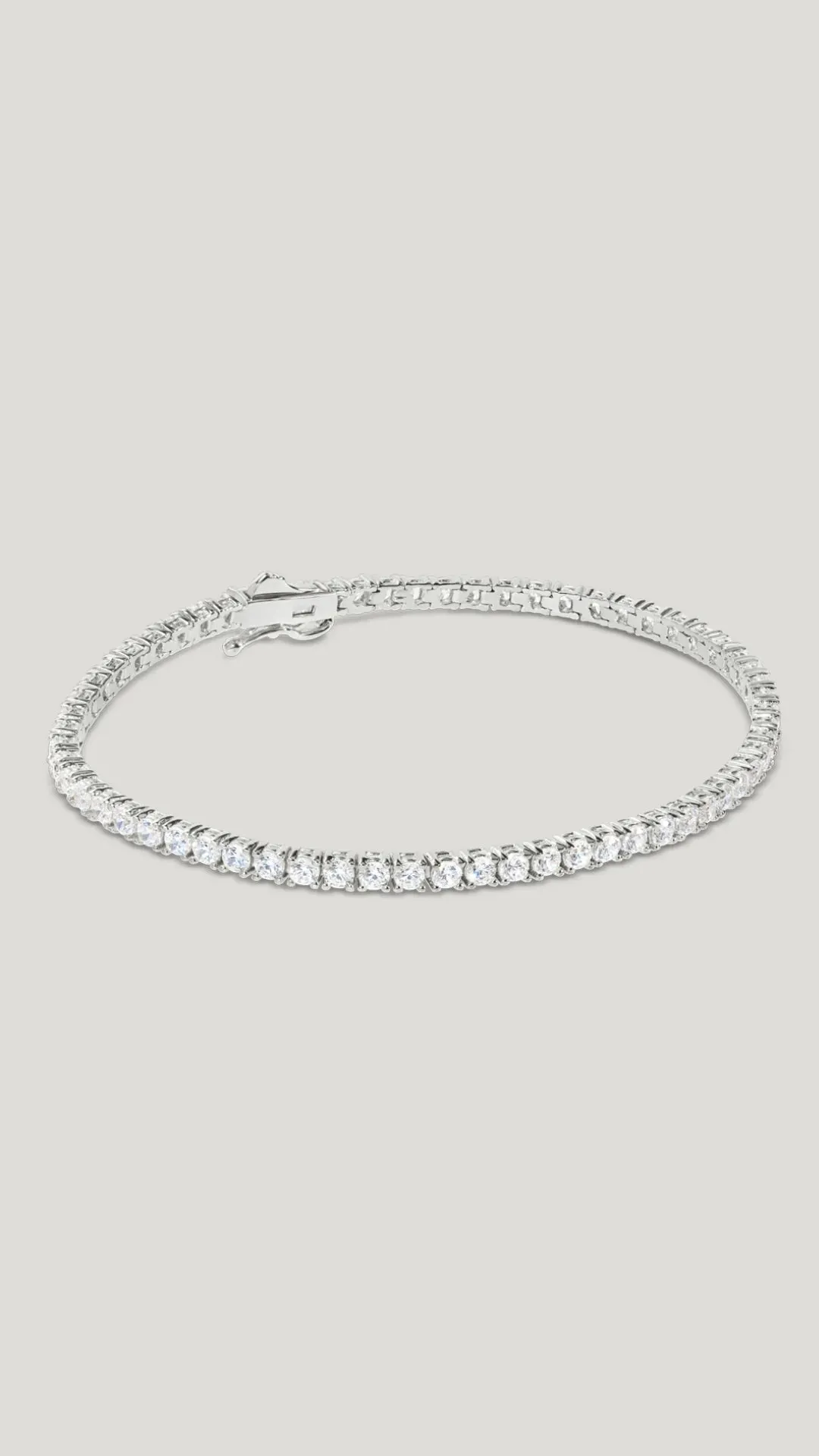 3mm Tennis Bracelet Silver